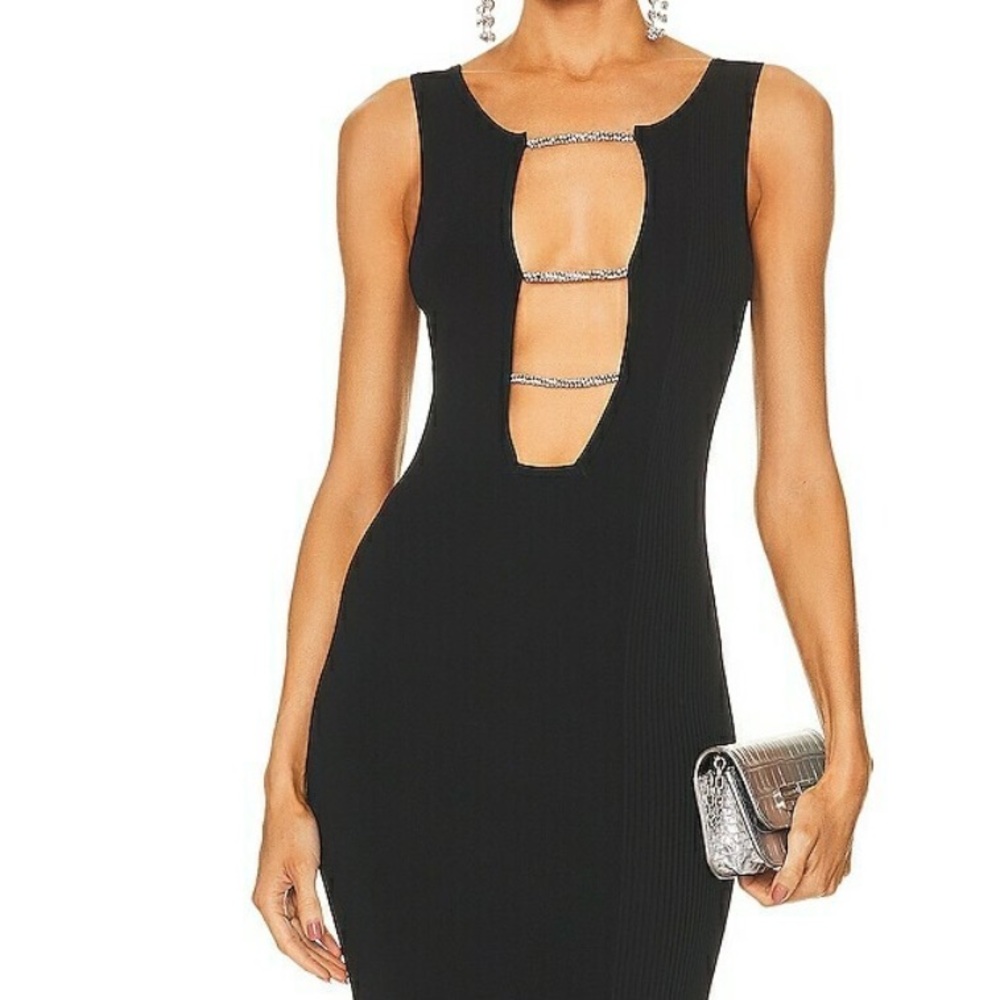 Christopher Esber Crystal Cut Out Dress